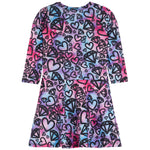 Diamond Heart Pastel Ombre Swing Dress - Denny's