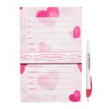 Watercolor Hearts Fill In Sheets