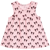 Allover Black Bow Dress