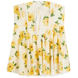 Floral Strapless Dress