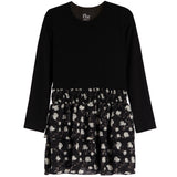 Long Sleeve Dress With Rose Bottom - Denny's