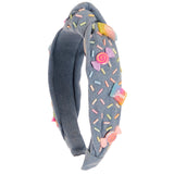 Sprinkle Sweet Treats Denim Knot Headband