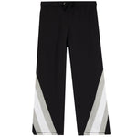 Wide Leg Pant With Grey Stripe - Denny's