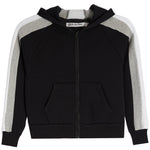 Zip Hoody With Grey Stripe - Denny's
