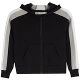 Zip Hoody With Grey Stripe - Denny's