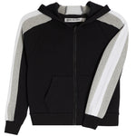 Zip Hoody With Grey Stripe - Denny's