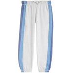 Wide Leg Pant With Blue Stripe - Denny's