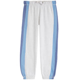 Wide Leg Pant With Blue Stripe - Denny's
