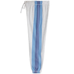 Wide Leg Pant With Blue Stripe - Denny's
