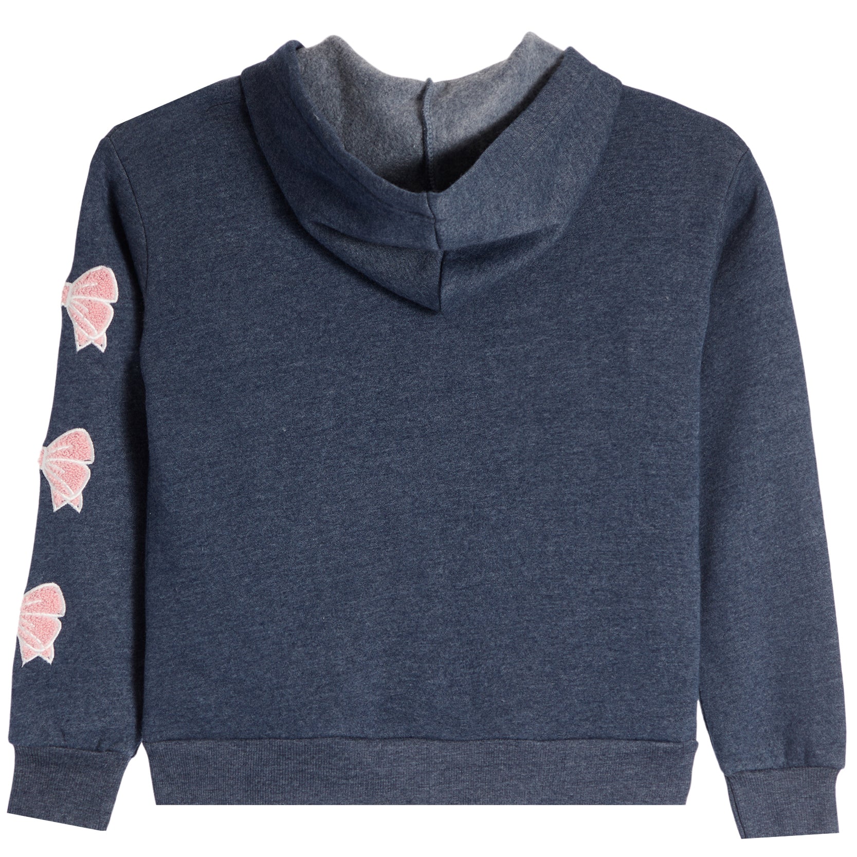 Chenille Bow Zip Hoodie - Denny's