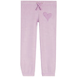 Reverse Fleece Jogger With Heart
