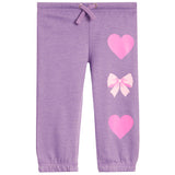 Bows and Hearts French Terry Jogger