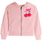 Cherry Burnout Zip Jacket - Denny's