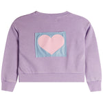 Love Crop Burnout Sweatshirt - Denny's