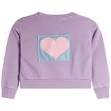 Love Crop Burnout Sweatshirt - Denny's