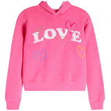 Love Embroidery Heart Hoodie - Denny's