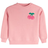 Chenille Patch Cherry Sweatshirt - Denny's