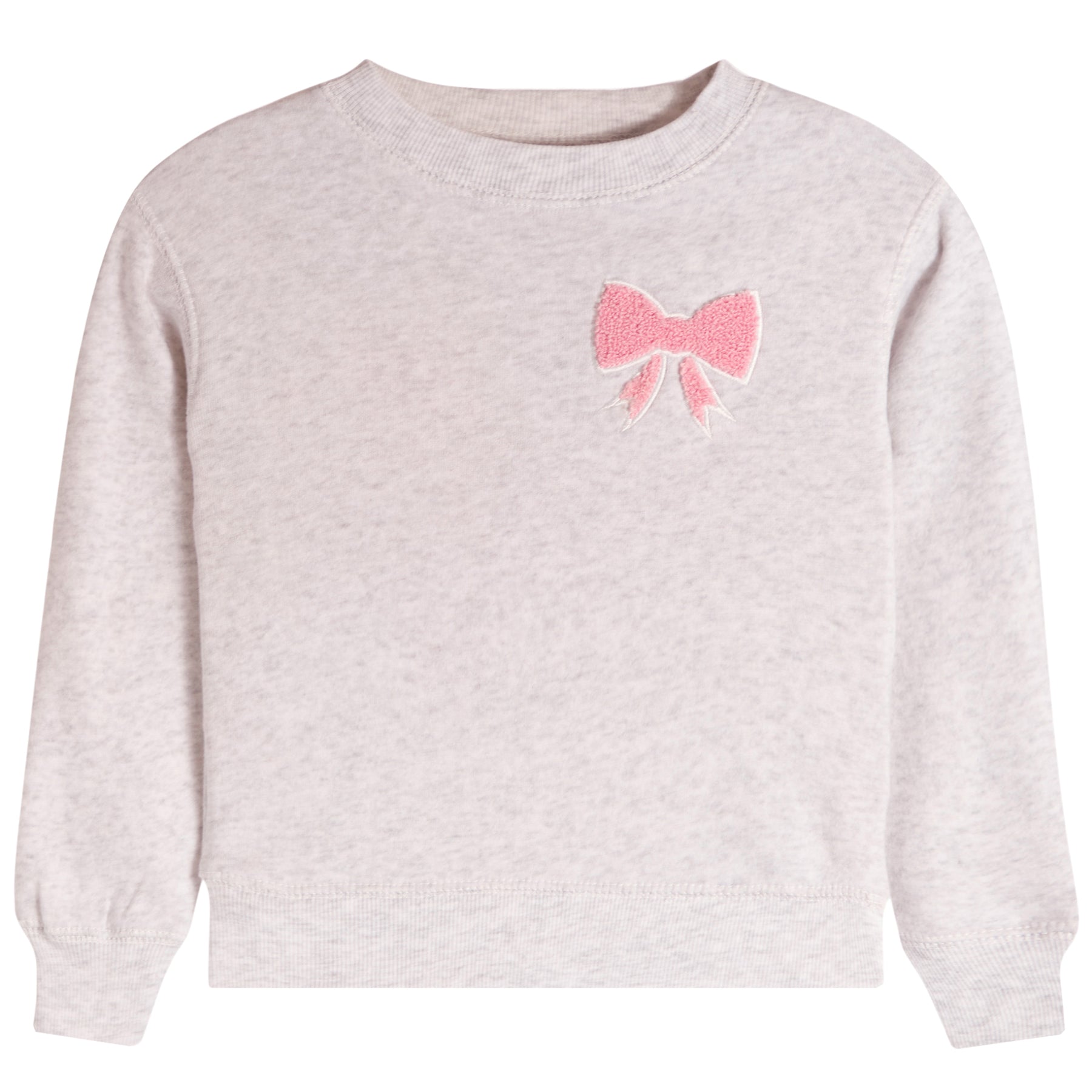 Chenille Bow Patch Sweatshirt - Denny's