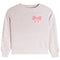 Chenille Bow Patch Sweatshirt - Denny's