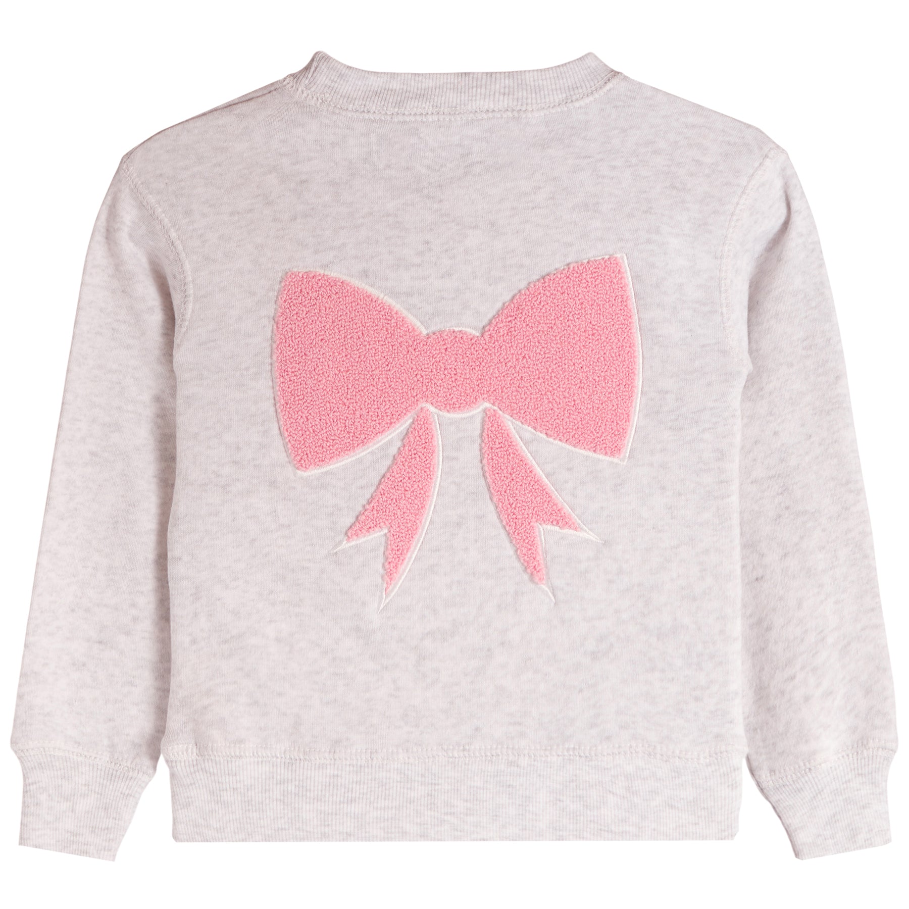 Chenille Bow Patch Sweatshirt - Denny's