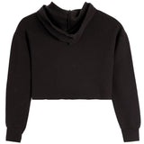 Crop Hoodie With 11 Bow