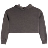 Cropped Fleece Hoodie