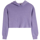 Cropped Fleece Hoodie