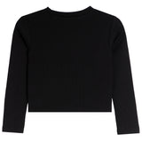 Allover Pink Bows Rib Long Sleeve Shirt - Denny's