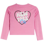 New York City Heart Rib Long Sleeve Shirt - Denny's