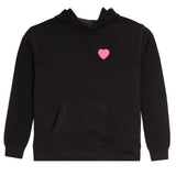 Hoodie WIth Pink Plush Heart