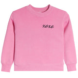 Leopard Bow Crew Sweatshirt - Denny's