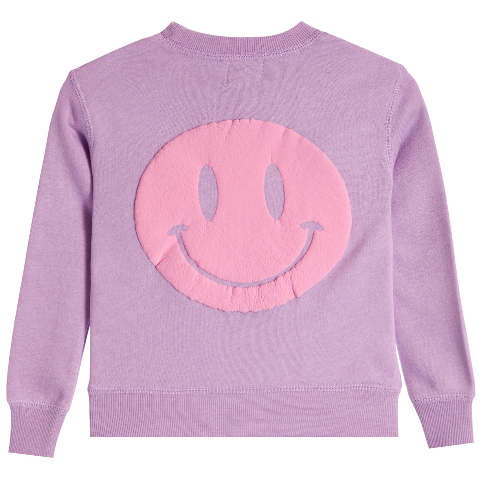 Pink Smiley Crew Sweatshirt - Denny's