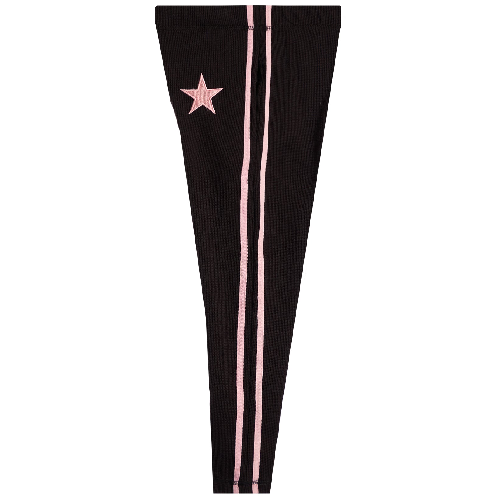 Thermal Stripe Wide Leg With Embroidery Star - Denny's