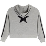 Embroidery Star Thermal Stripe Zip Hoodie - Denny's