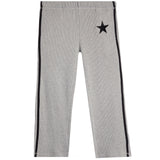 Embroidery Star Thermal Stripe Wide Leg Pant - Denny's