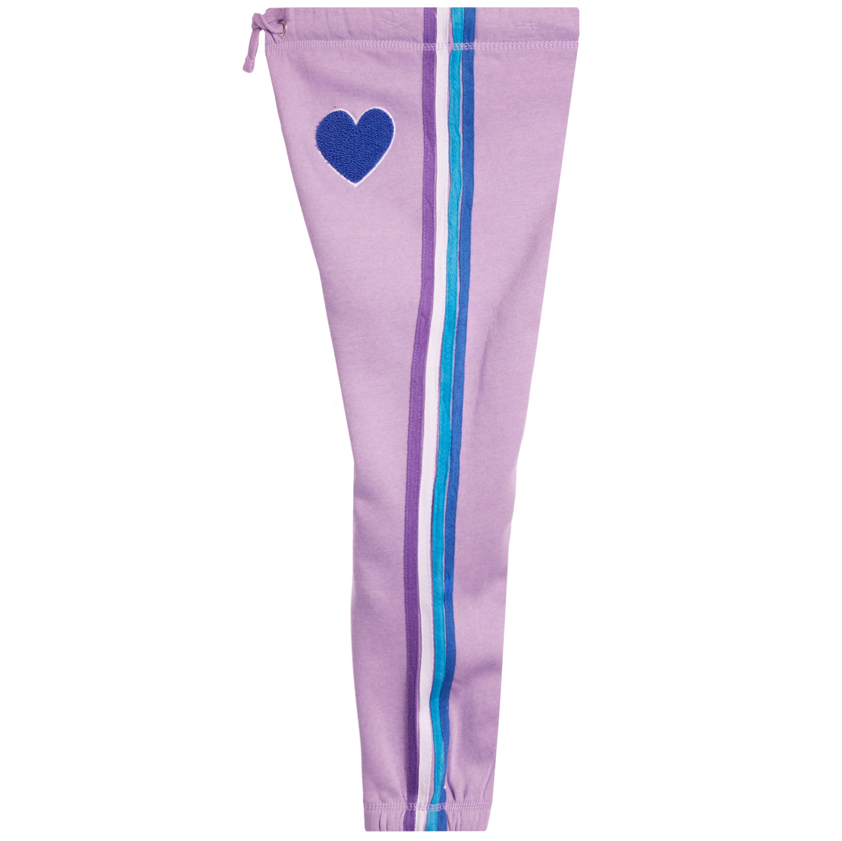 Chenille Heart Retro Stripe Jogger - Denny's