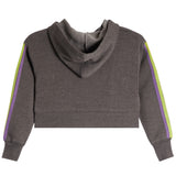 Chenille Star Retro Stripe Zip Hoodie - Denny's