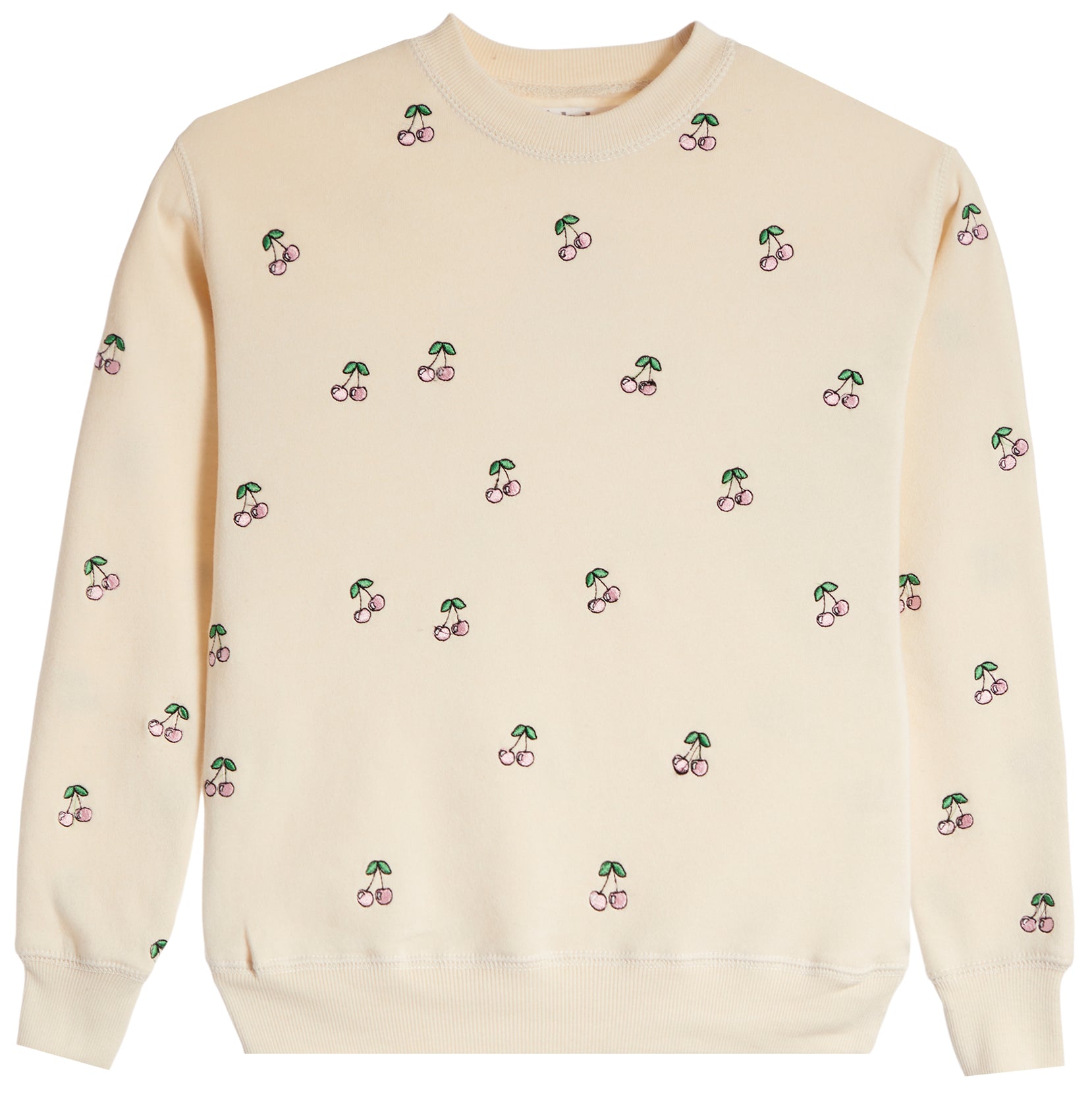 Allover Cherry Crew Sweatshirt - Denny's