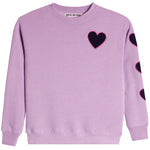 Chenille Heart Sweatshirt - Denny's
