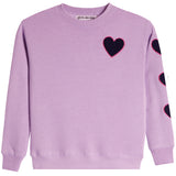 Chenille Heart Sweatshirt - Denny's