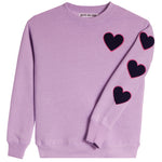 Chenille Heart Sweatshirt - Denny's