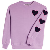 Chenille Heart Sweatshirt - Denny's