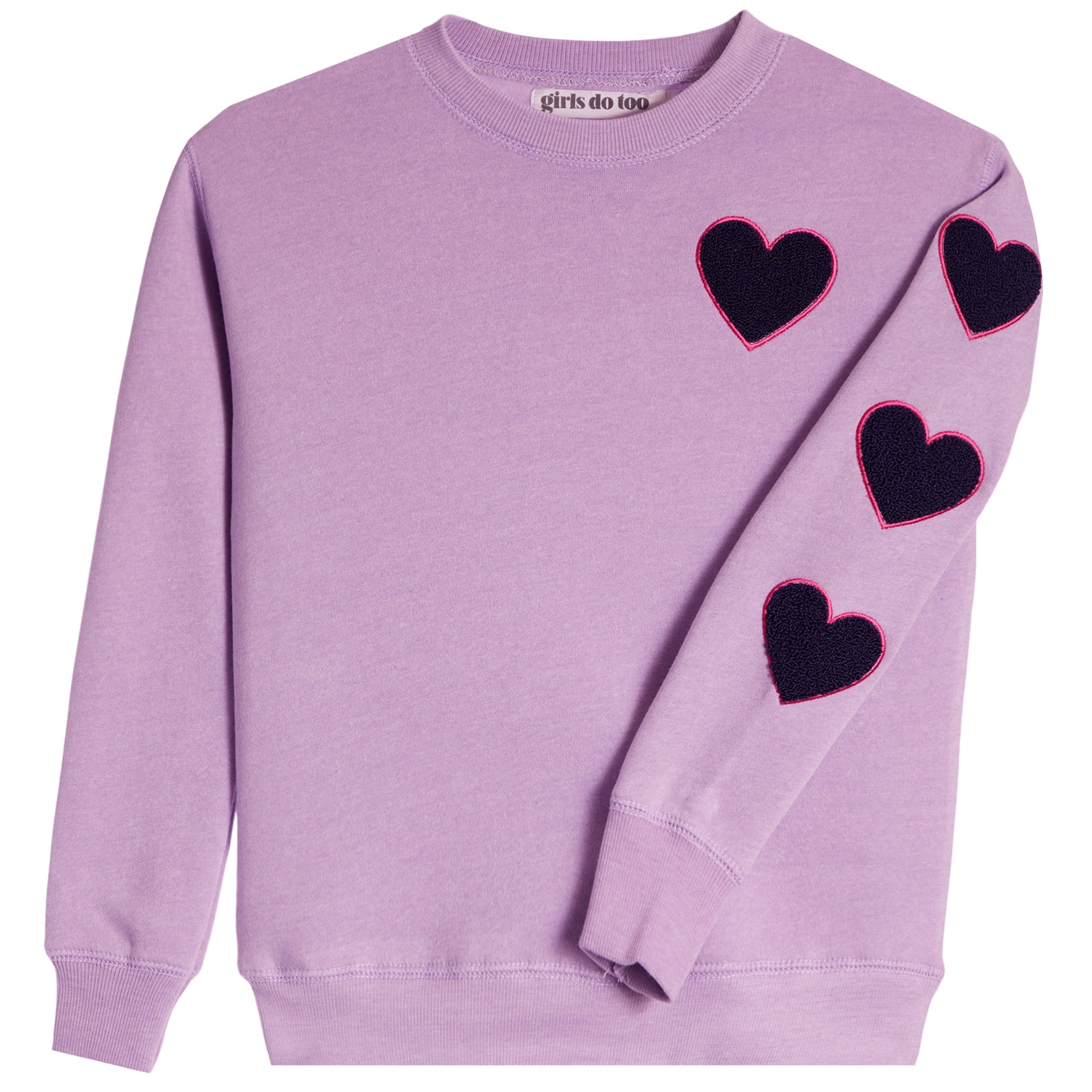 Chenille Heart Sweatshirt - Denny's