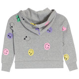 Allover Smiley Zip Hoodie