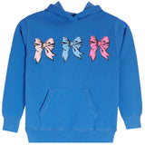 Three Multi Bow Hoodie
