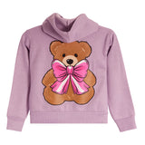 Bear Bow Zip Hoodie
