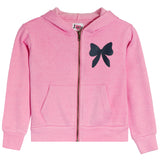 Navy Bows Zip Hoodie - Denny's
