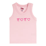 Rib Tank With Hearts And Bows