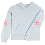 Hoodie With Pink Puff Bows