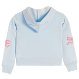 Hoodie With Pink Puff Bows